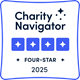 4 star rating from charity navigator